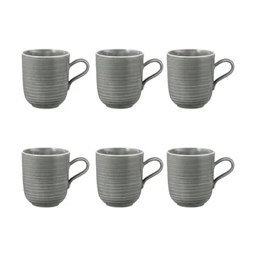 Tasse Terra 40 cl, lot de 6 - Pearl Grey - Seltmann Weiden