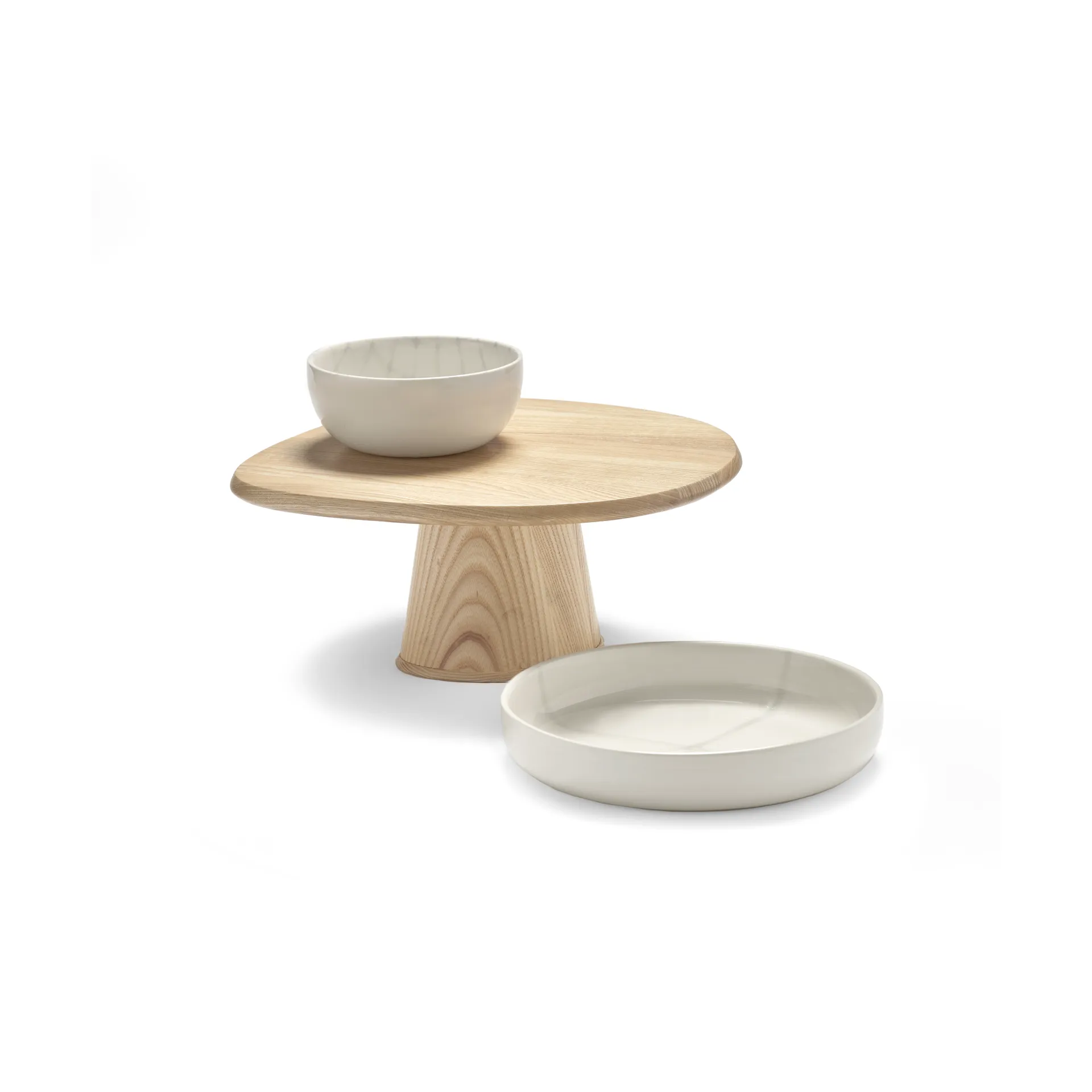 Assiette à gâteau Dune 03 23,5x29 cm, Ash Serax