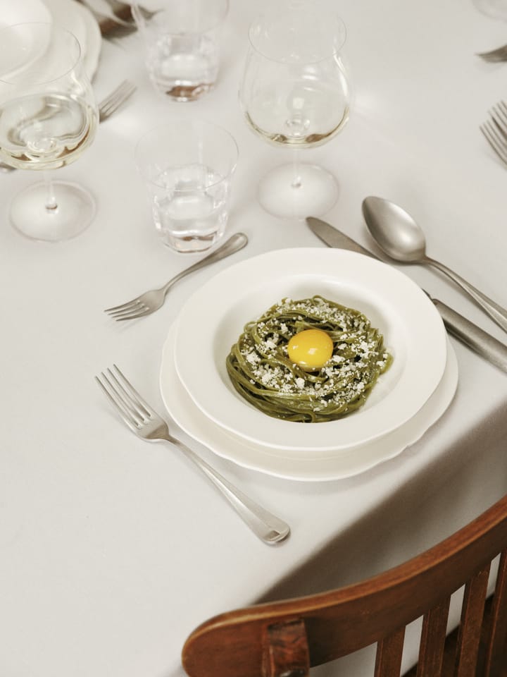 Assiette à pâtes Silhouette Ø22 cm, Blanc Serax
