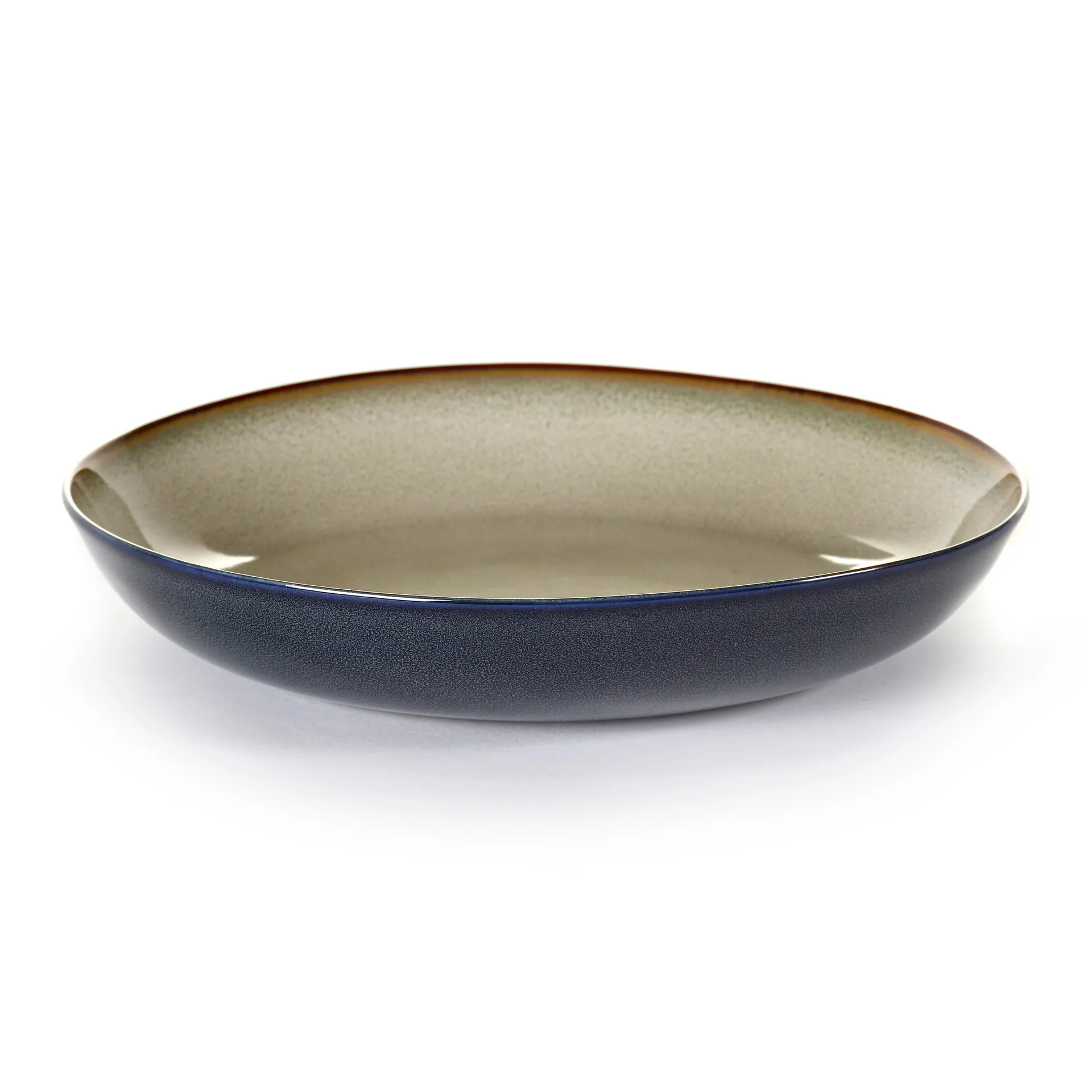 Assiette à pâtes Terres de Rêves 23,5 cm, Misty grey-dark blue Serax