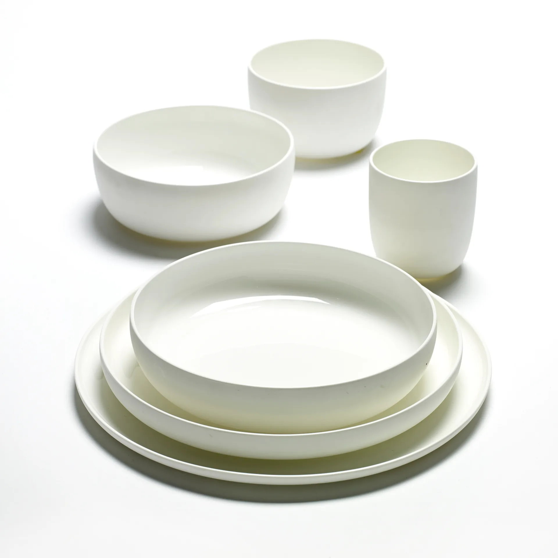 Assiette Base avec hauts rebords blanc, 28 cm Serax
