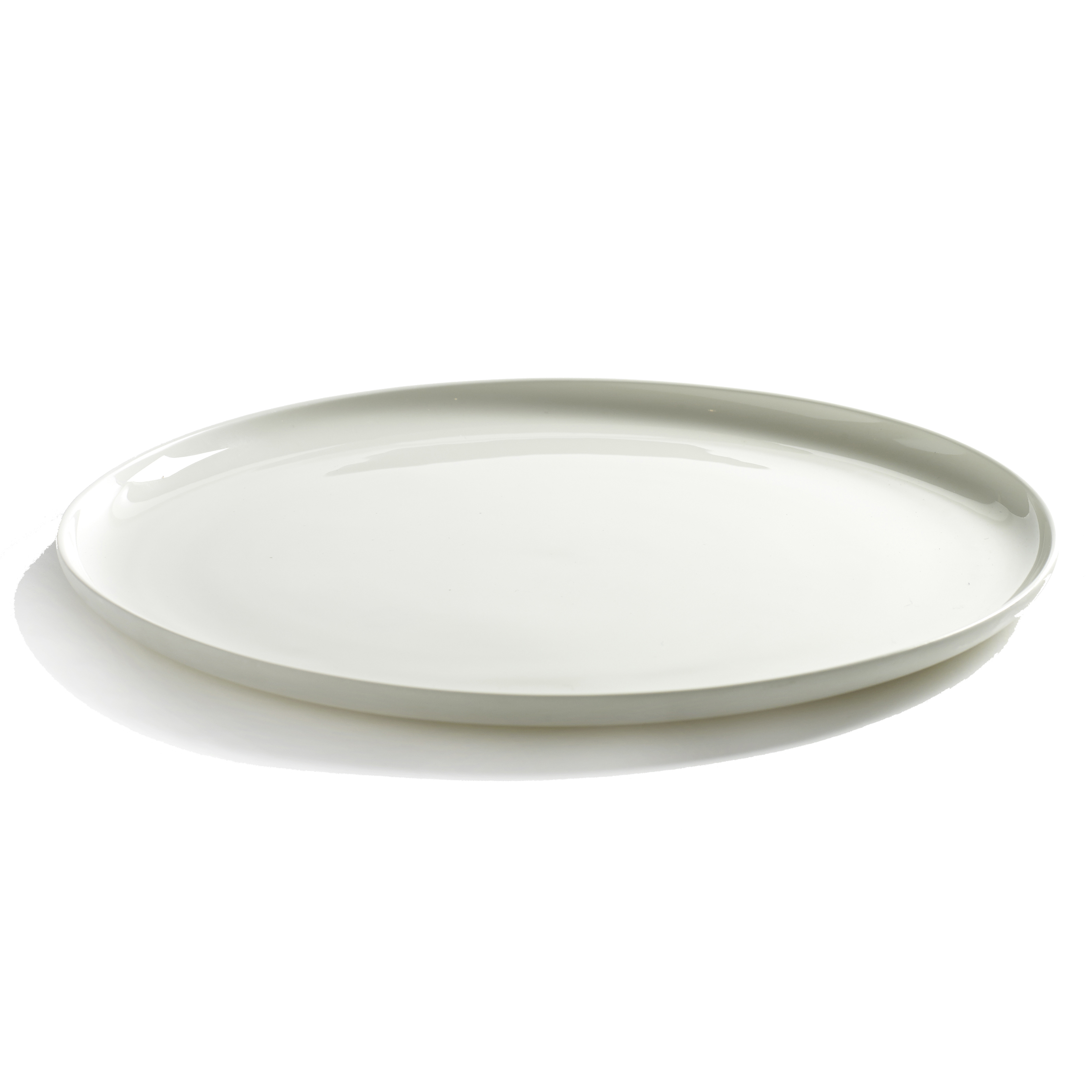 Assiette creuse blanche l diam 24 base Couleur blanc mat à l'extérieur et  blanc brillant à l'intérieur Serax