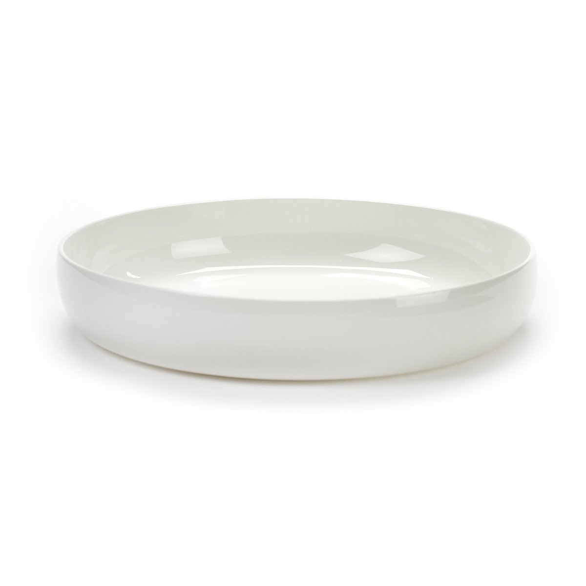 Serax Assiette creuse Base blanc 24 cm | Design Scandinave | Assiettes creuses | Blanc