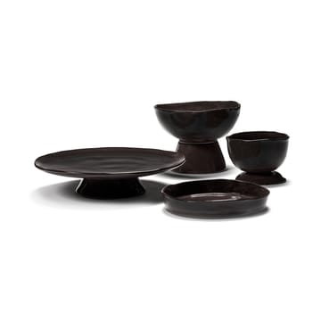 Assiette creuse La Mère Ø20 cm lot de 2 - Dark brown - Serax