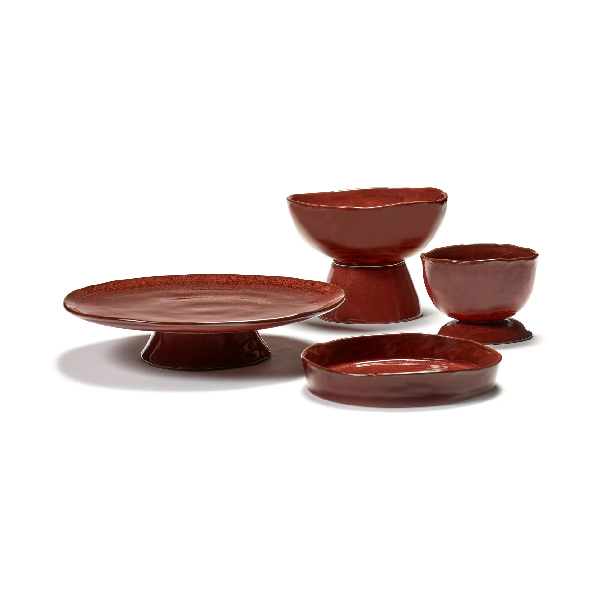 Assiette creuse La Mère Ø20 cm lot de 2, Venetian red Serax