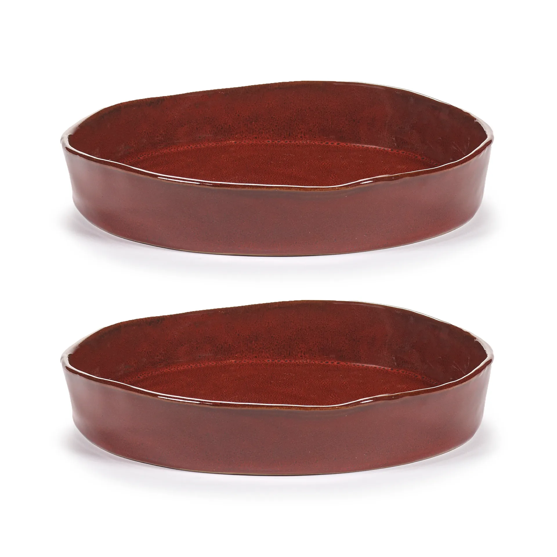 Assiette creuse La Mère Ø23 cm lot de 2, Venetian red Serax
