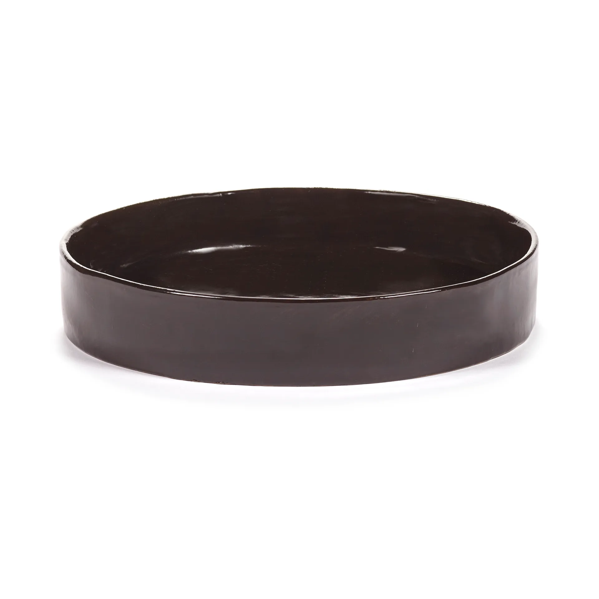Assiette creuse La Mère L Ø25 cm, Dark brown Serax