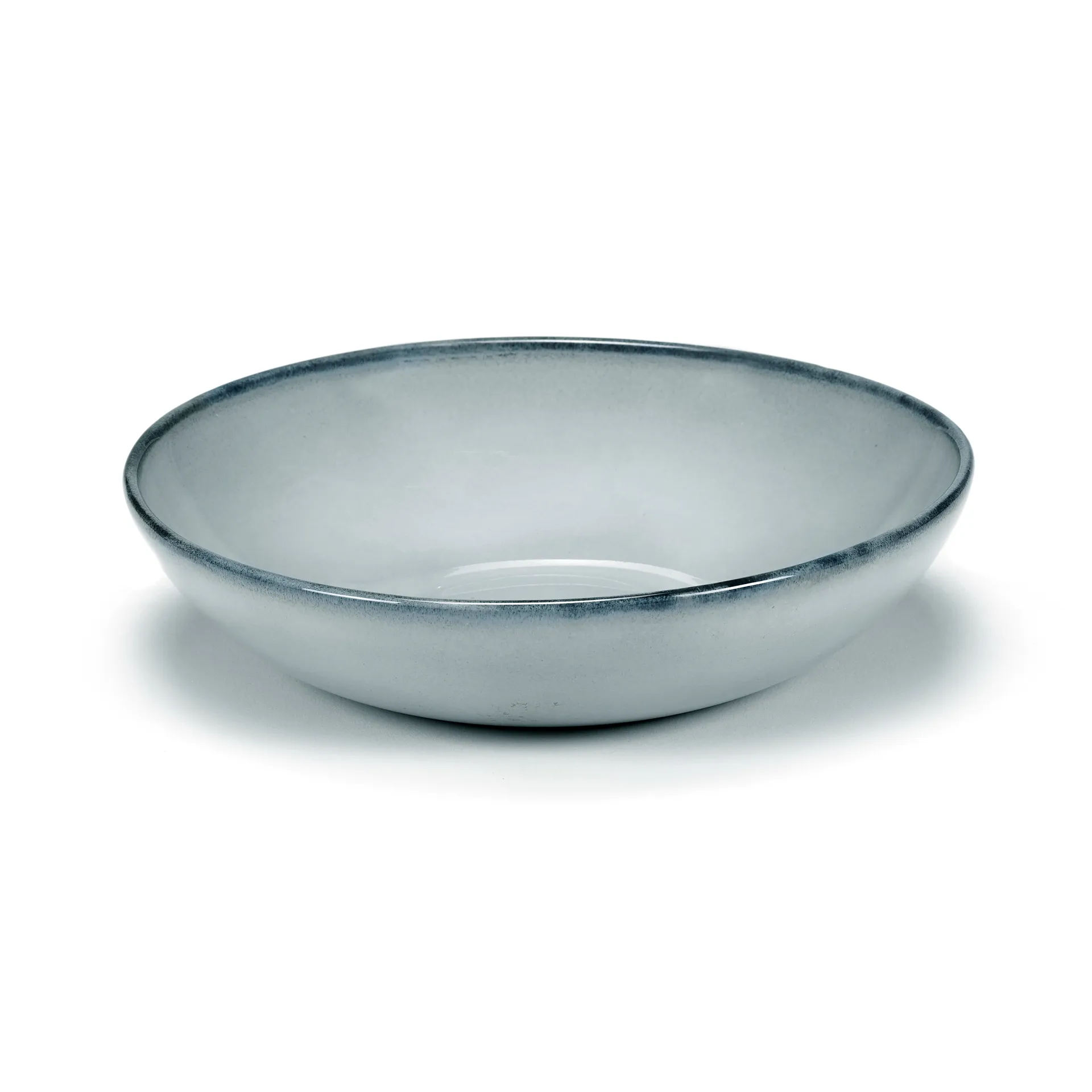 Assiette creuse Pure Blue Glazed Ø19,5 cm, Bleu Serax