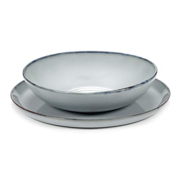 Assiette creuse Pure Blue Glazed Ø19,5 cm - Bleu - Serax
