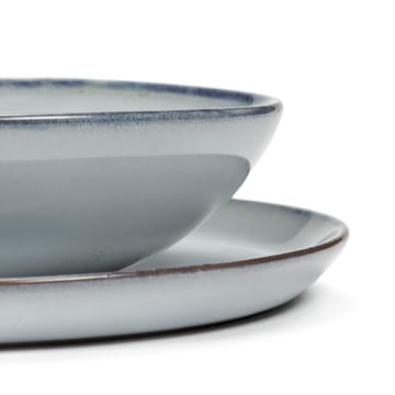 Assiette creuse Pure Blue Glazed Ø19,5 cm - Bleu - Serax