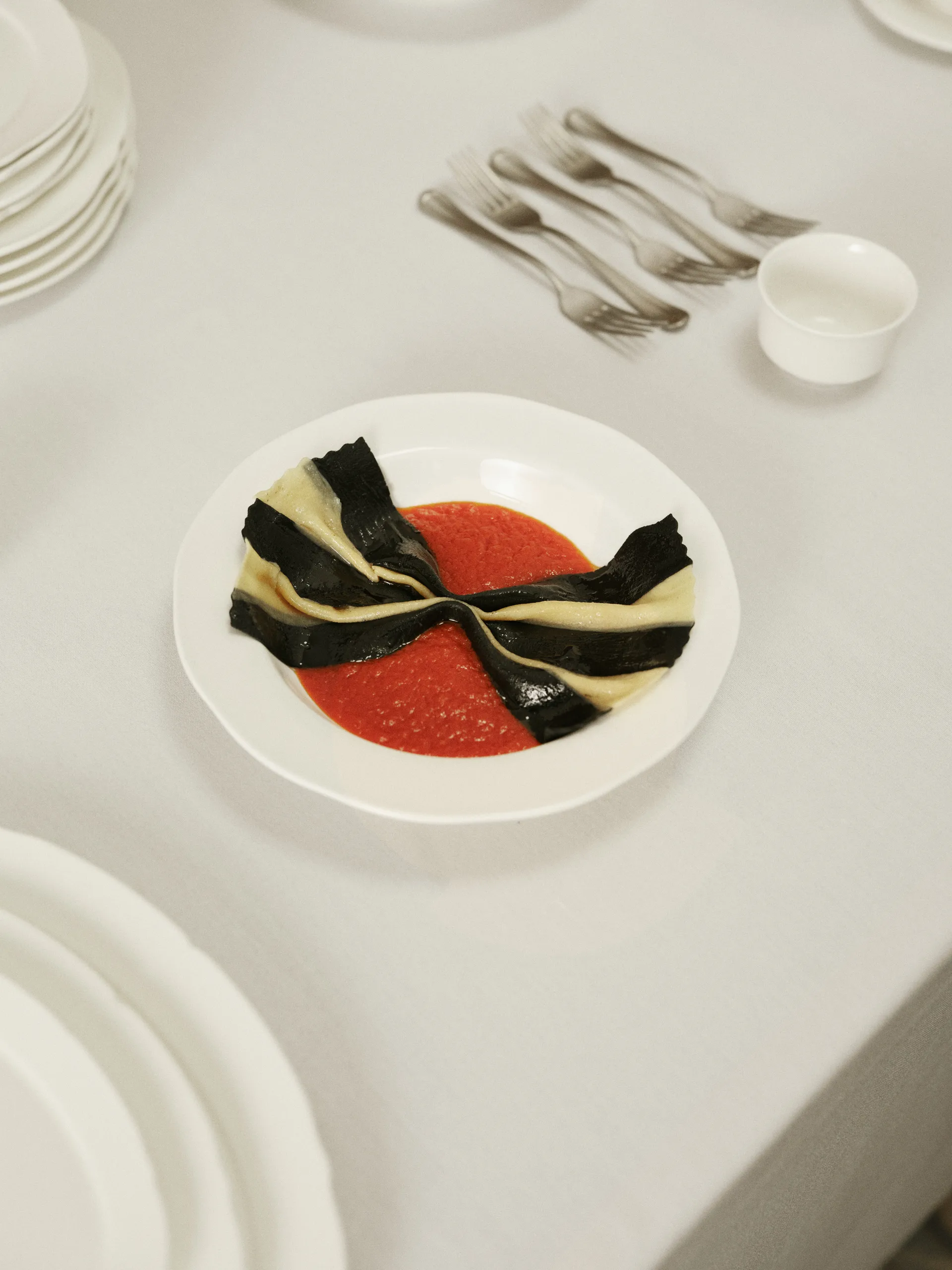 Assiette creuse Silhouette L Ø27 cm lot de 4, Blanc Serax