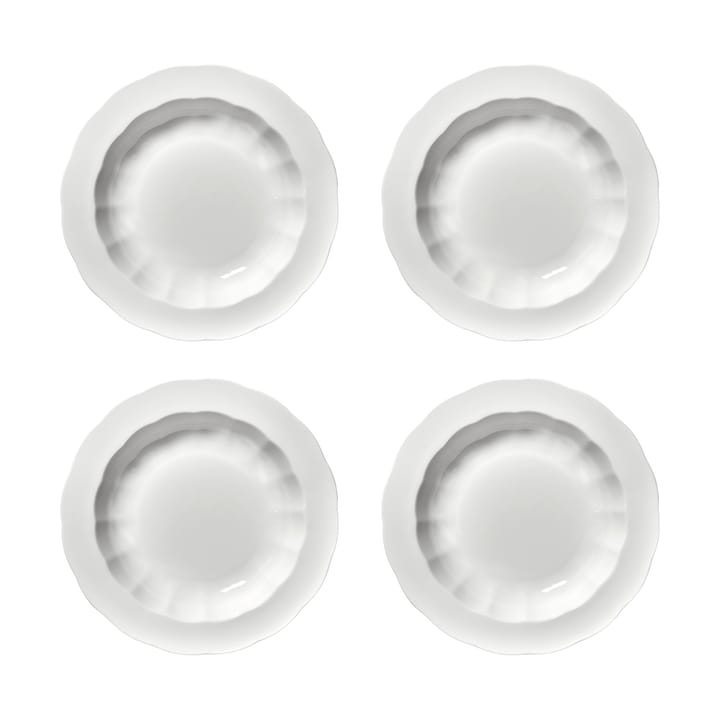 Assiette creuse Silhouette M Ø23,7 cm lot de 4 - Blanc - Serax