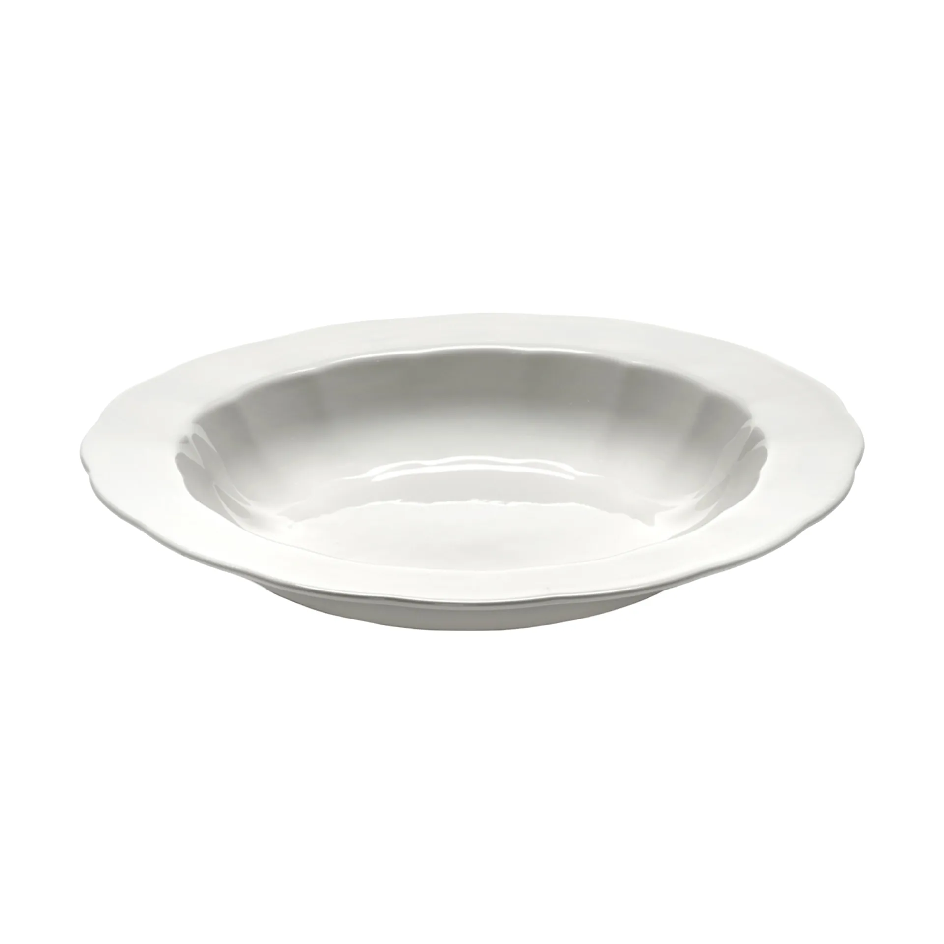 Assiette creuse Silhouette M Ø23,7 cm lot de 4, Blanc Serax
