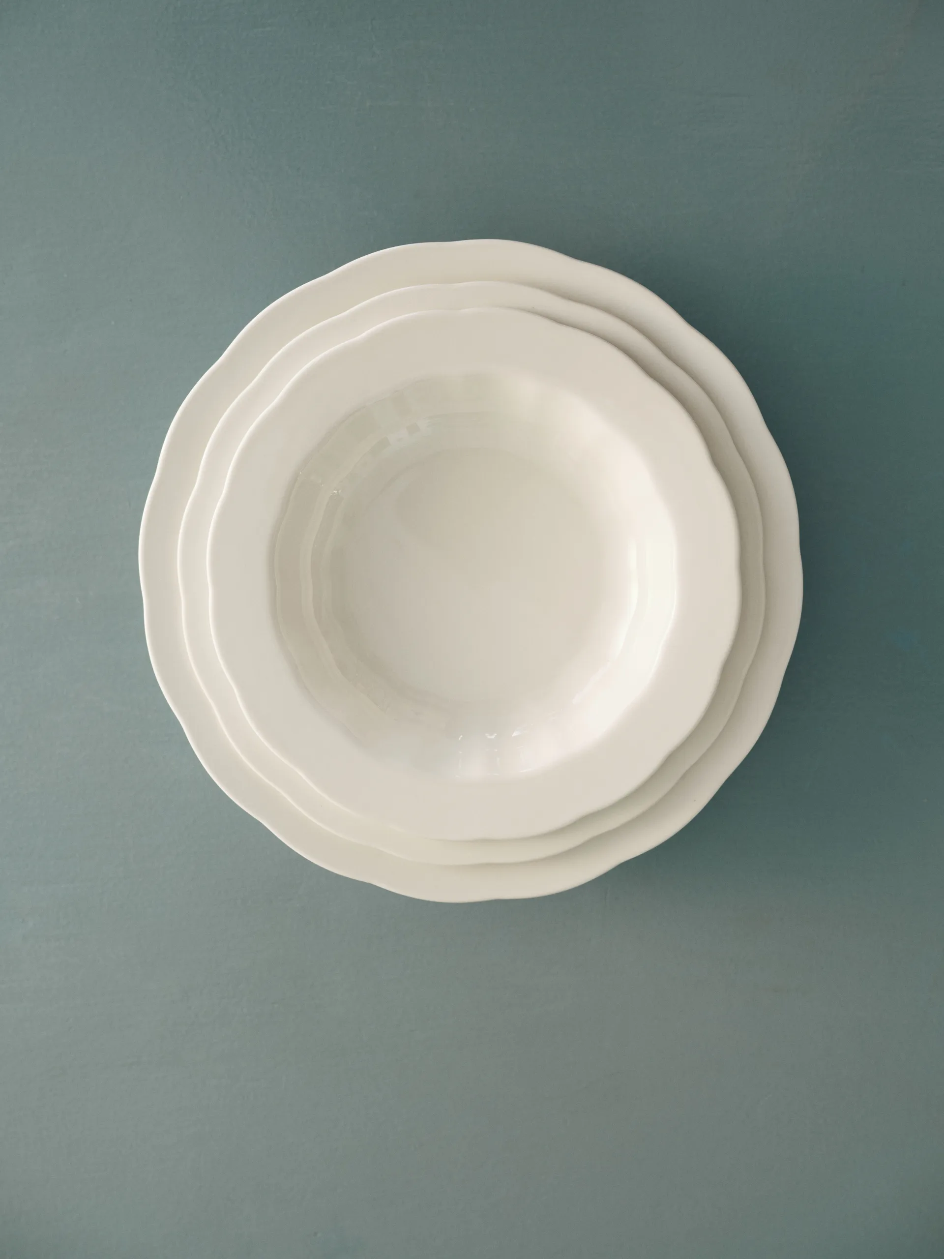 Assiette creuse Silhouette S Ø21,5 cm lot de 4, Blanc Serax