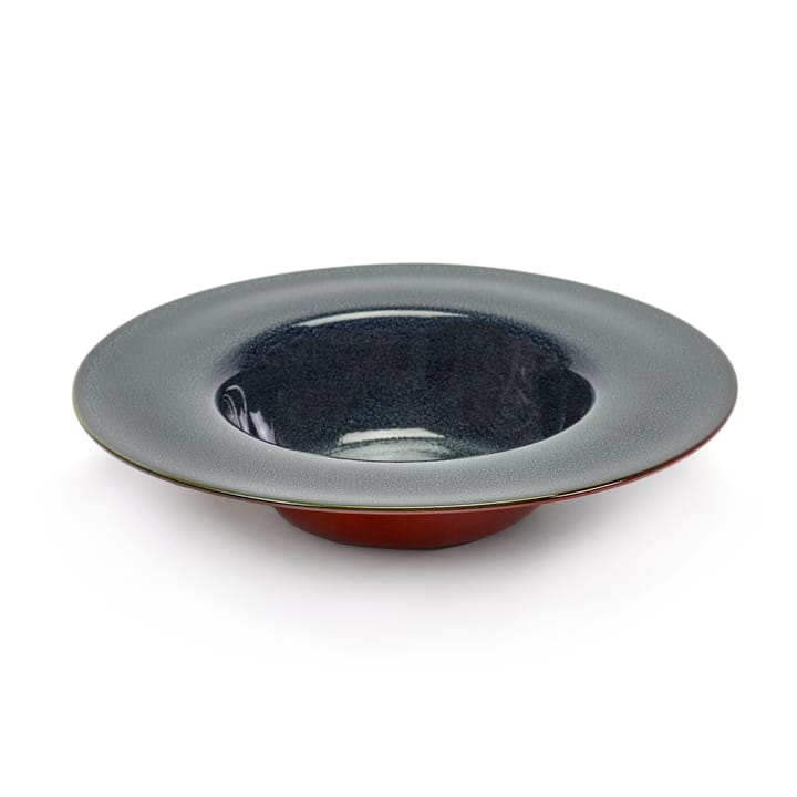 Assiette creuse Terres de Rêves 21,3 cm - Dark blue-rust - Serax