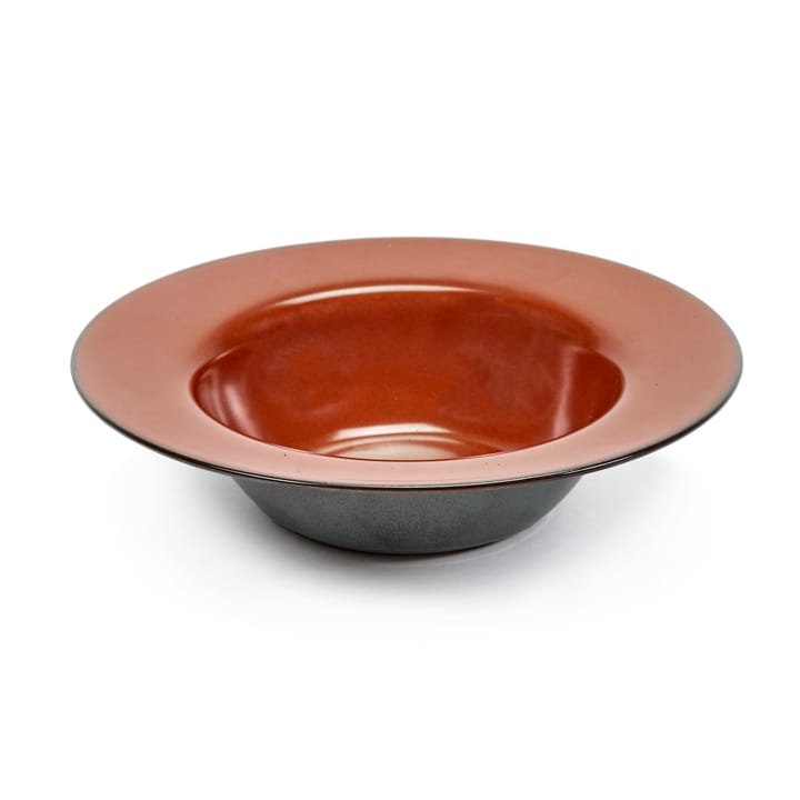 Assiette creuse Terres de Rêves 21,3 cm - Rust-smokey blue - Serax