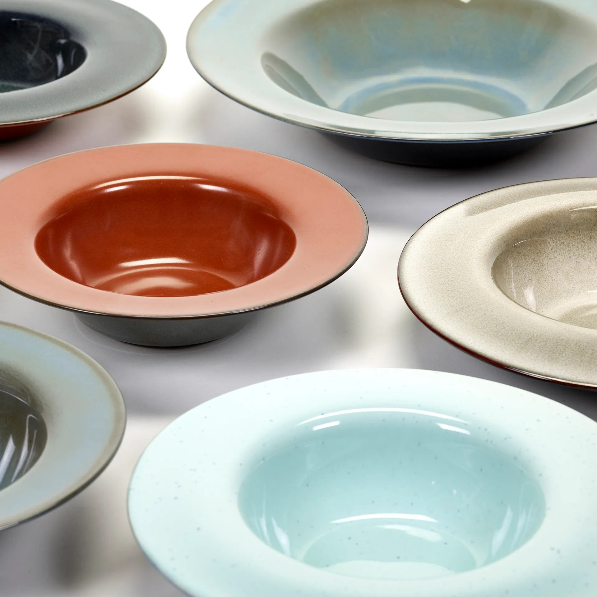 Assiette creuse Terres de Rêves 21,3 cm, Rust-smokey blue Serax