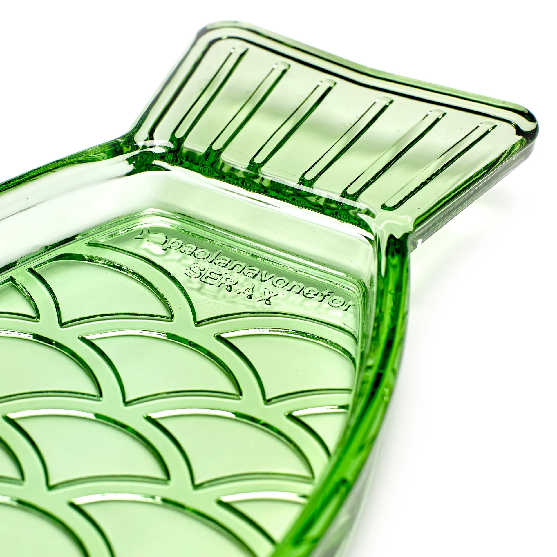 Assiette Fish & Fish 10x23 cm, Green Serax