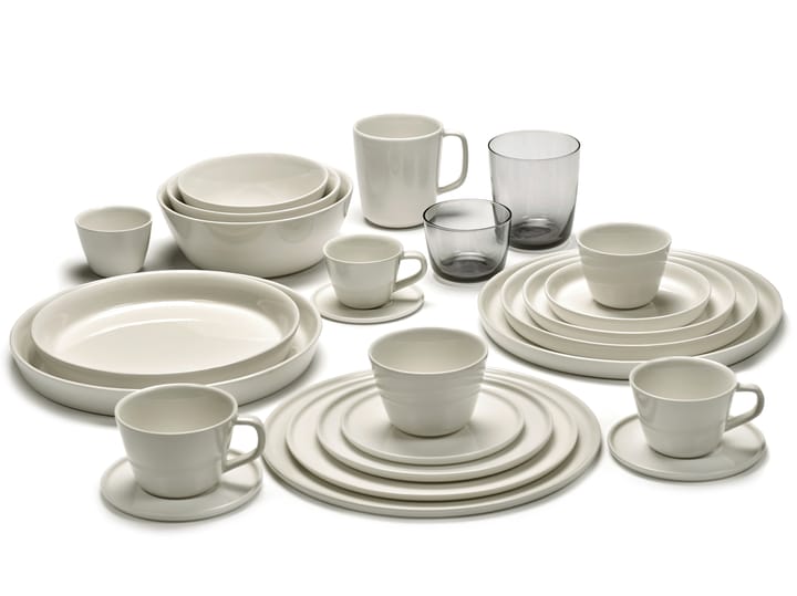 Assiette haute Cena M Ø22 cm, Ivoire Serax