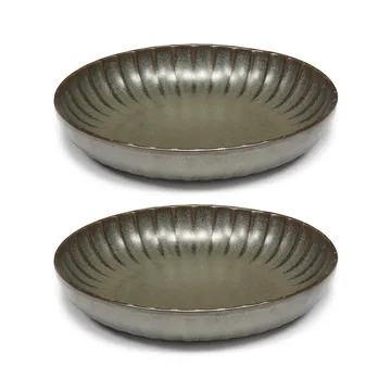 Assiette haute Inku L Ø23 cm, lot de 2 - Green - Serax