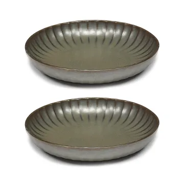 Assiette haute Inku M Ø21 cm, lot de 2. - Green - Serax