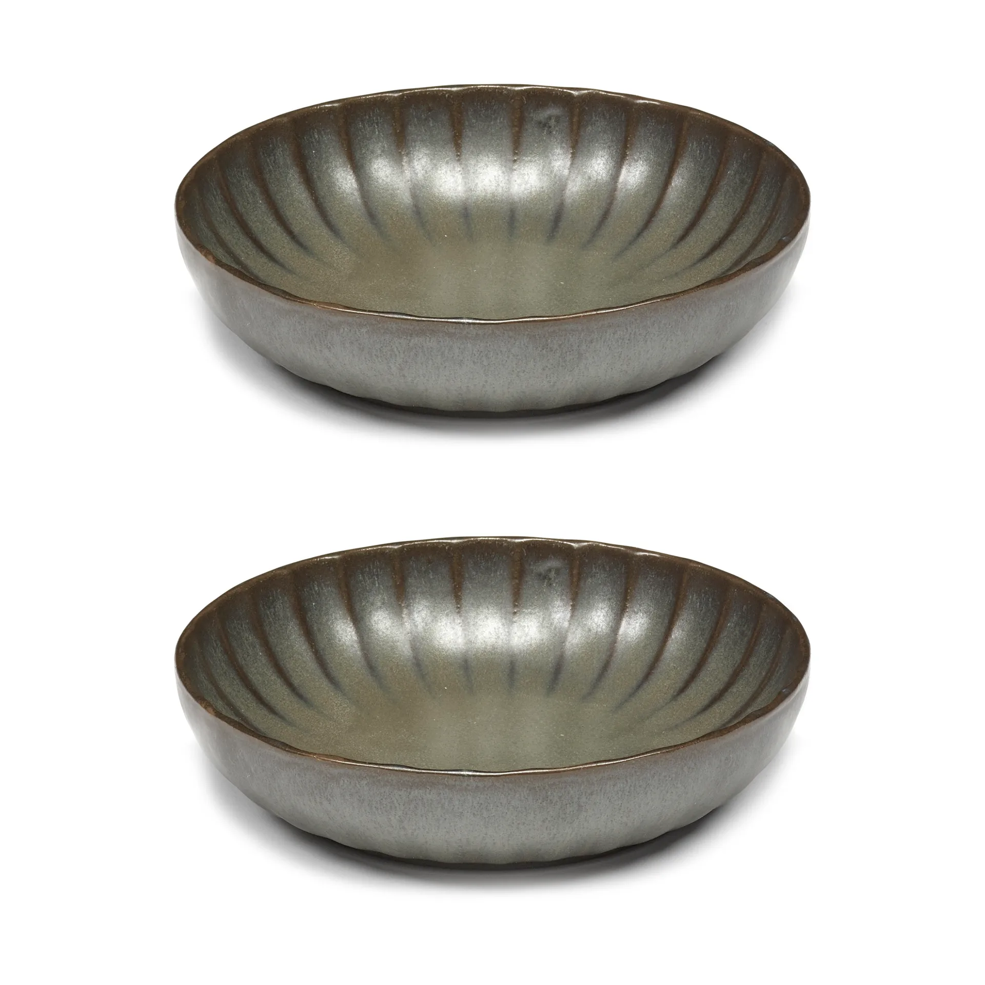 Assiette haute Inku XS Ø16 cm, lot de 2, Green Serax