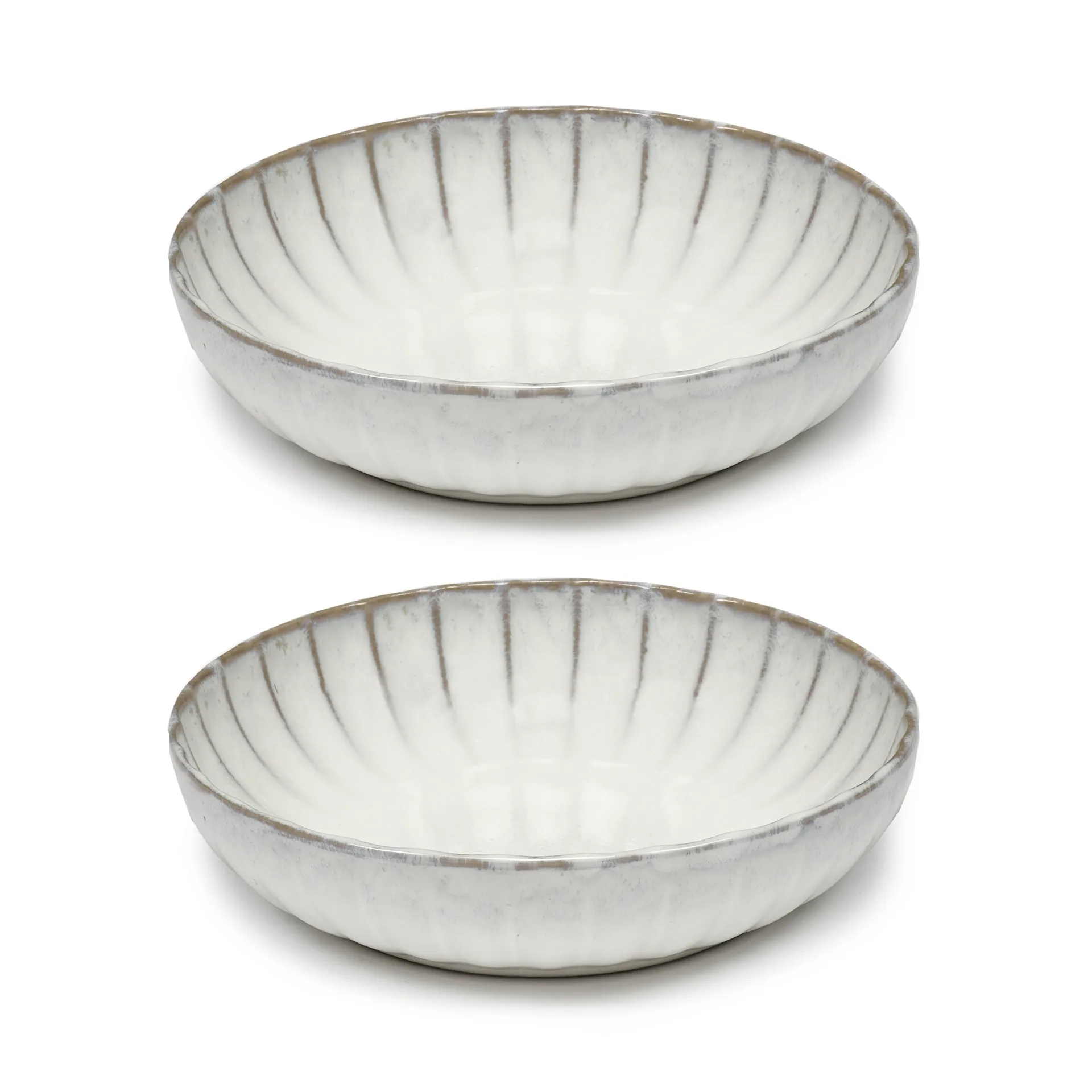 Assiette haute Inku XS Ø16 cm, lot de 2, White Serax