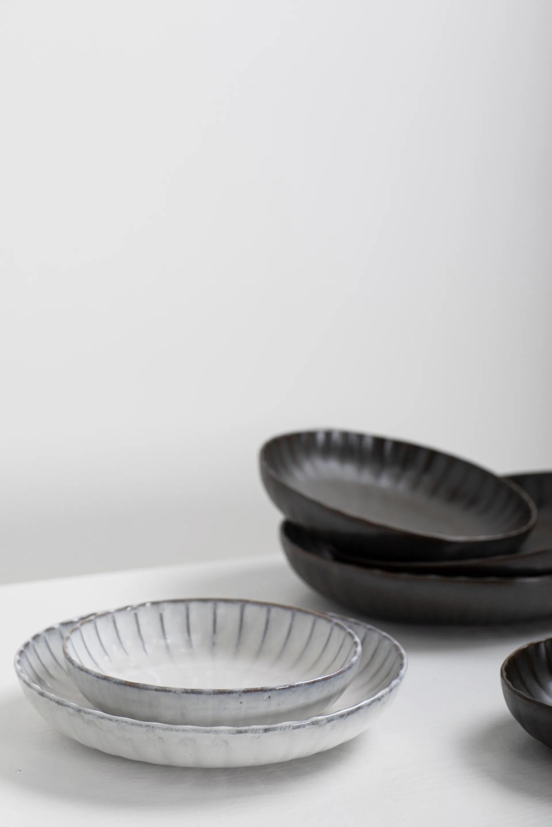 Assiette haute Inku XS Ø16 cm, lot de 2, White Serax