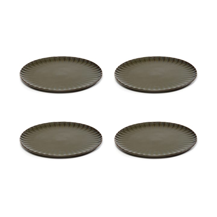 Assiette Inku Ø24 cm lot de 4 - Green - Serax