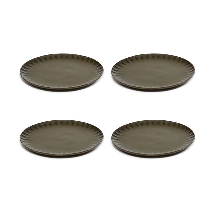 Assiette Inku M Ø21 cm, lot de 4 - Green - Serax