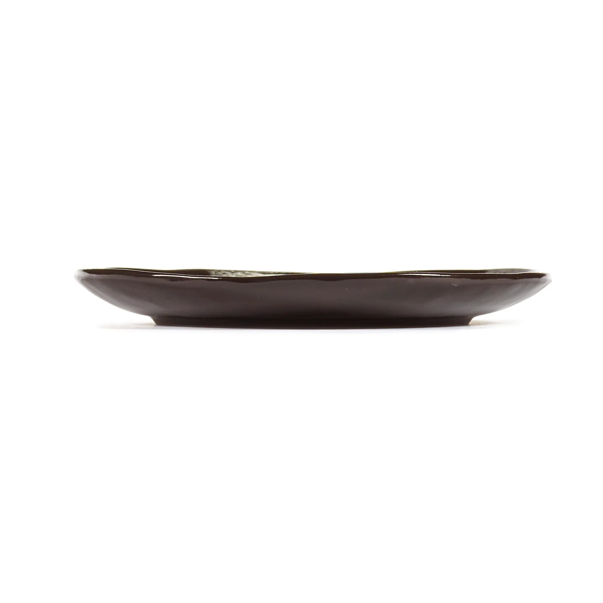 Assiette La Mère Ø18 cm lot de 2, Dark brown Serax