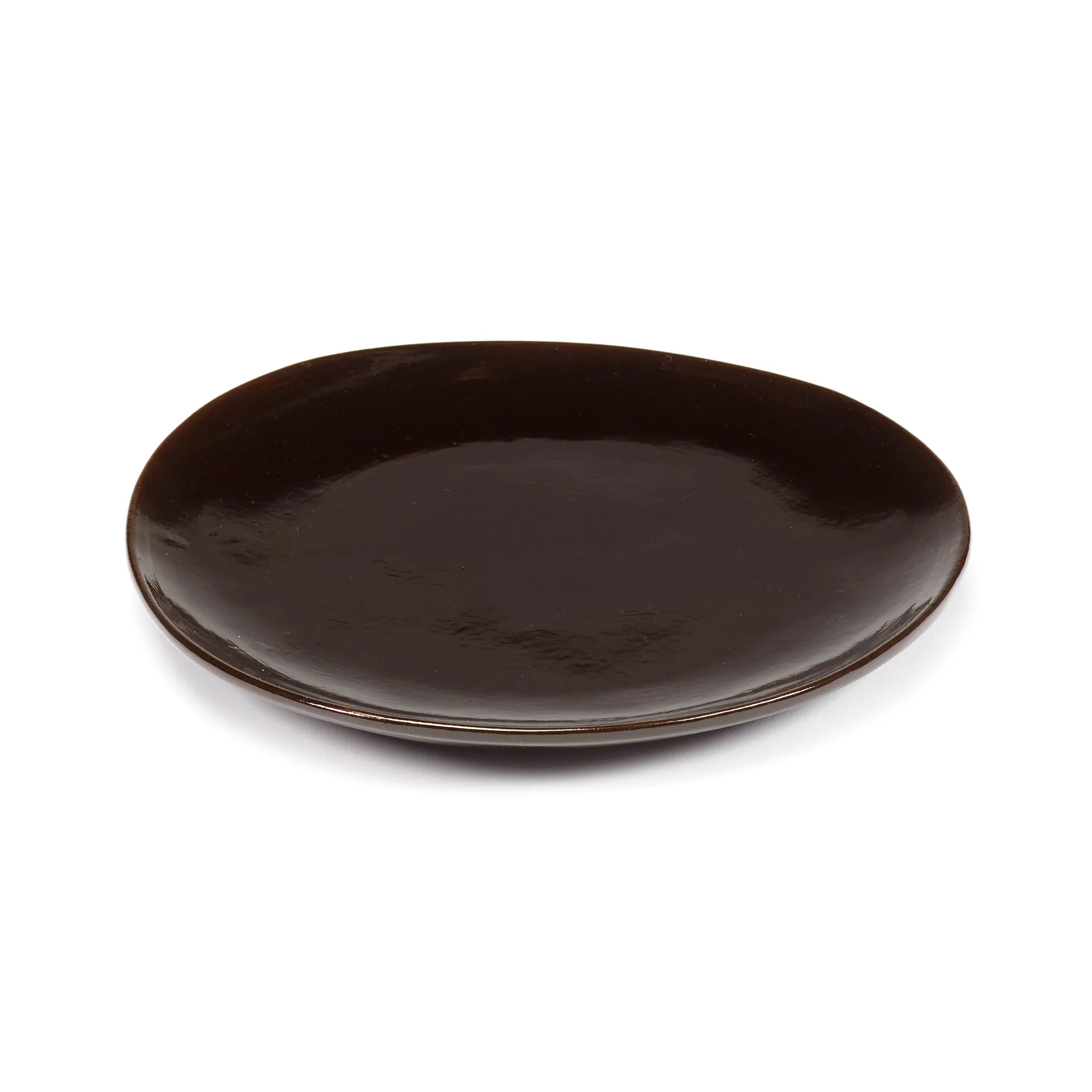 Assiette La Mère Ø20 cm lot de 2, Dark brown Serax