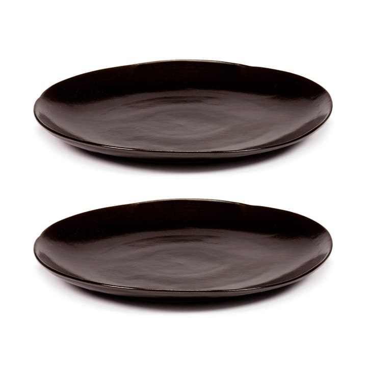 Assiette La Mère XL Ø27 cm lot de 2 - Dark brown - Serax