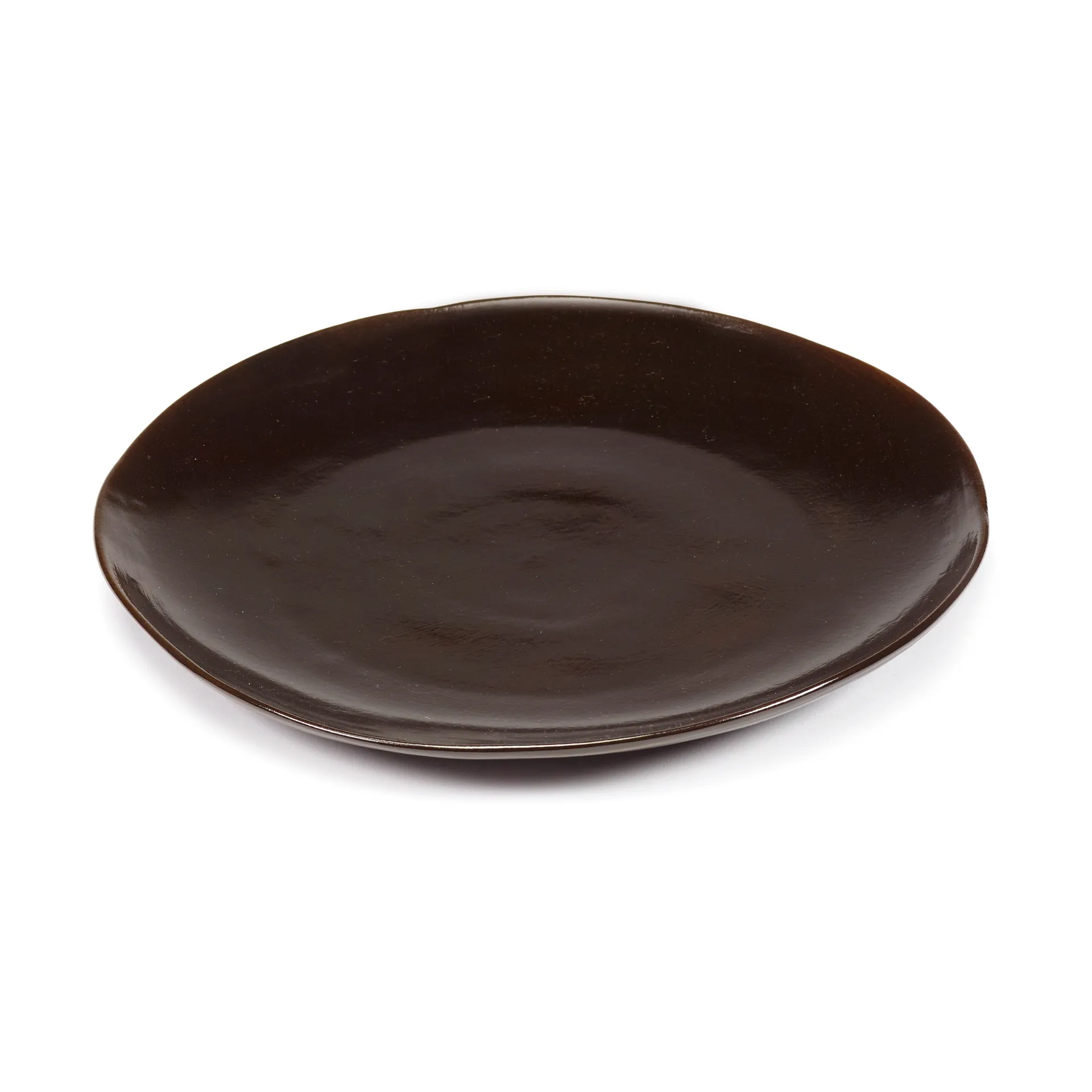 Assiette La Mère XL Ø27 cm lot de 2, Dark brown Serax