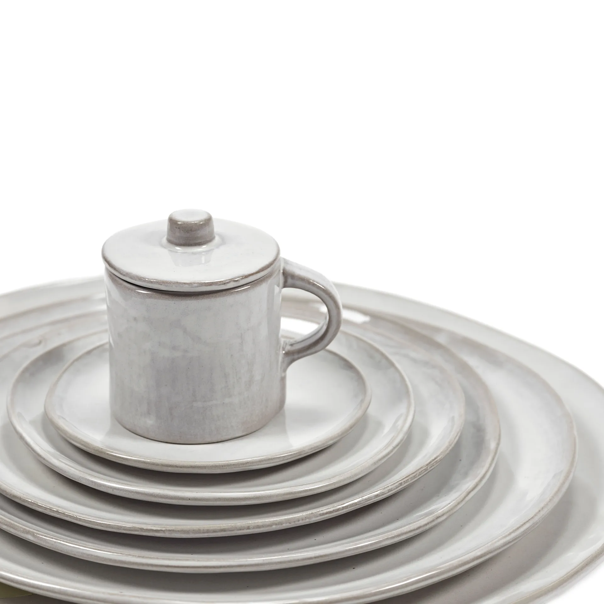 Assiette La Mère XL Ø27 cm lot de 2, Off white Serax