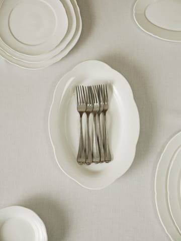 Assiette ovale creuse Silhouette L 21x30 cm - Blanc - Serax