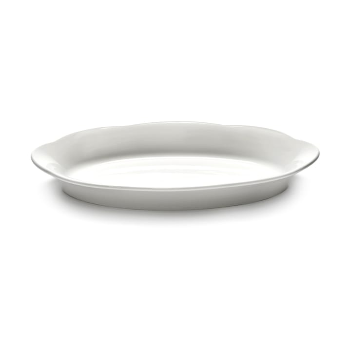 Assiette ovale creuse Silhouette M 15x24,5 cm - Blanc - Serax