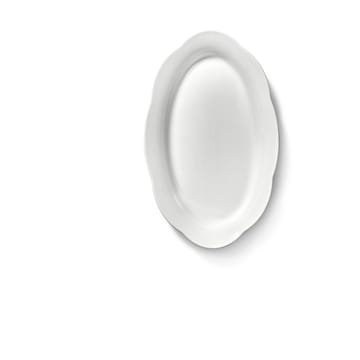 Assiette ovale creuse Silhouette M 15x24,5 cm - Blanc - Serax