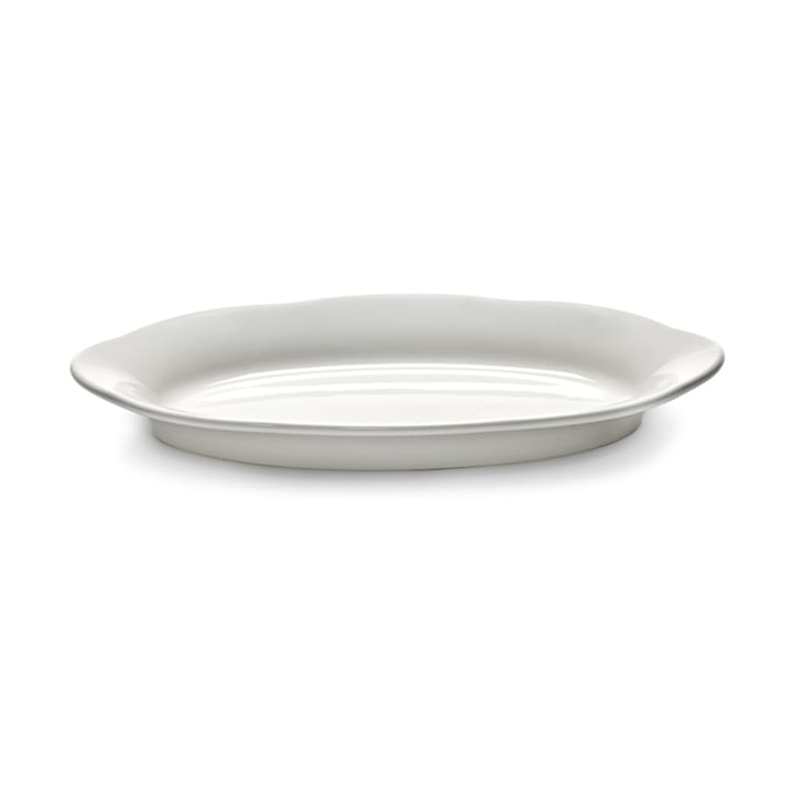 Assiette ovale creuse Silhouette S 10x18,5 cm - Blanc - Serax