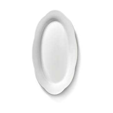 Assiette ovale creuse Silhouette S 10x18,5 cm - Blanc - Serax
