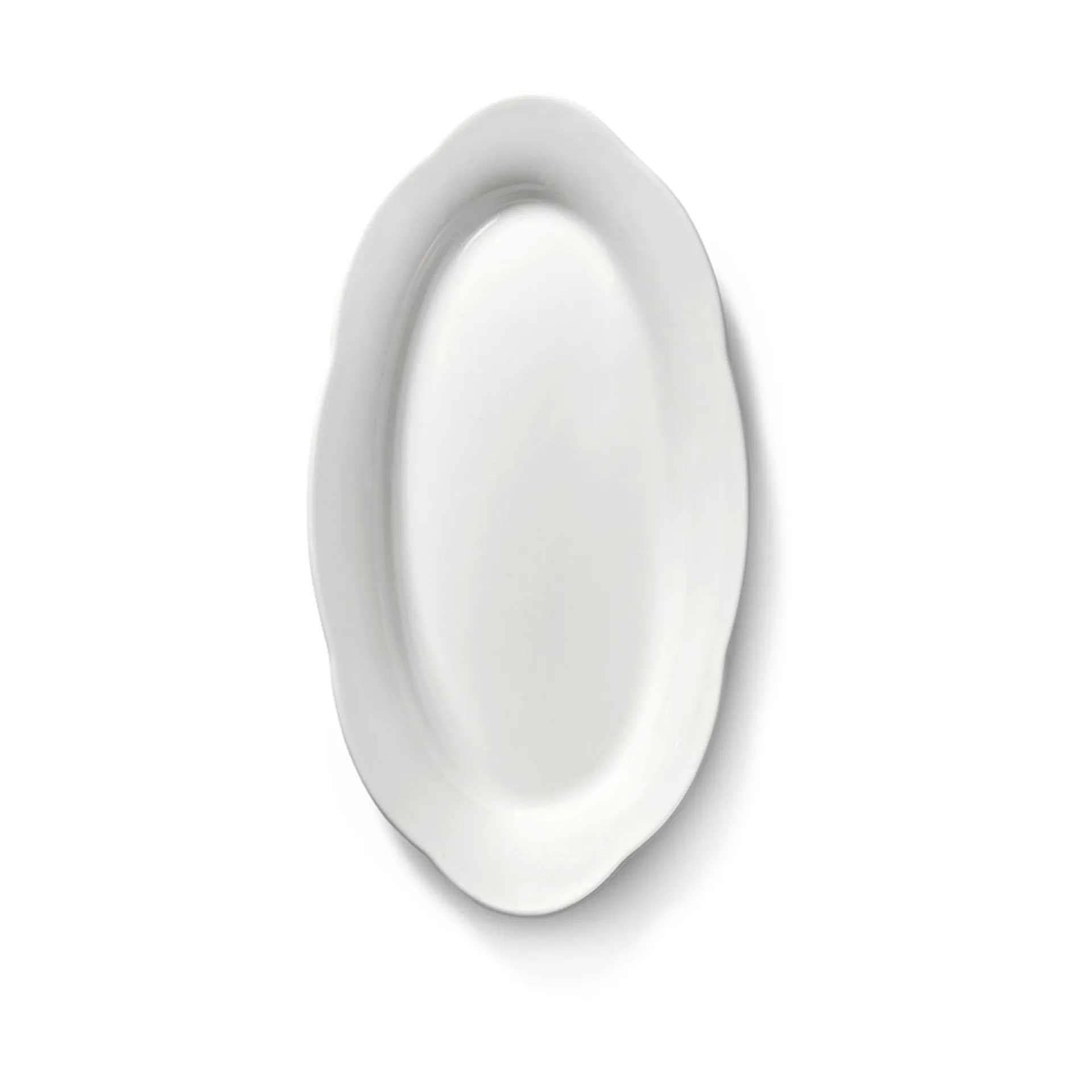 Assiette ovale creuse Silhouette S 10x18,5 cm lot de 2, Blanc Serax