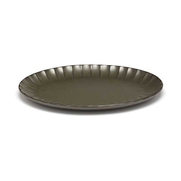 Assiette ovale Inku S 17,5x25 cm - Vert - Serax