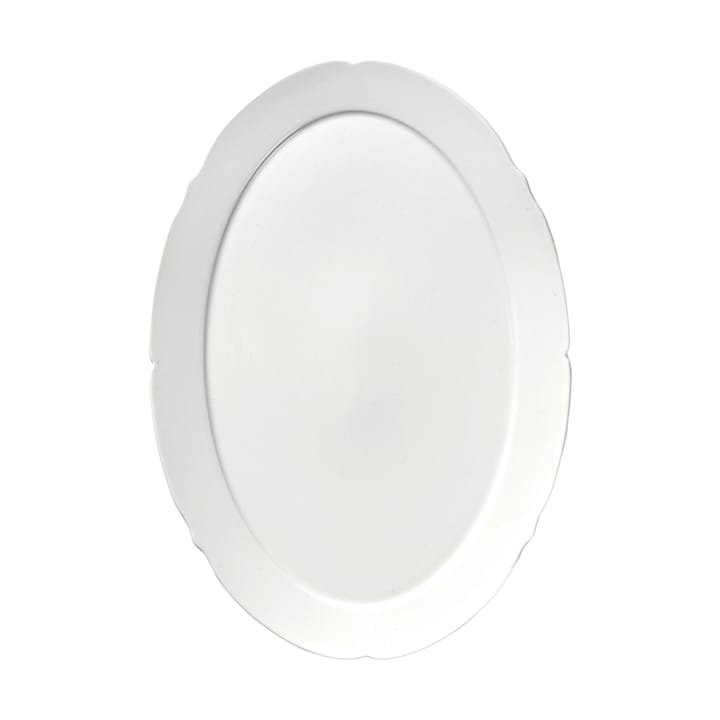 Assiette ovale Silhouette L 21x30 cm, Blanc Serax