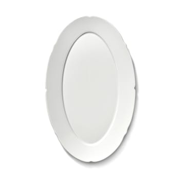 Assiette ovale Silhouette M 15x24,5 cm - Blanc - Serax
