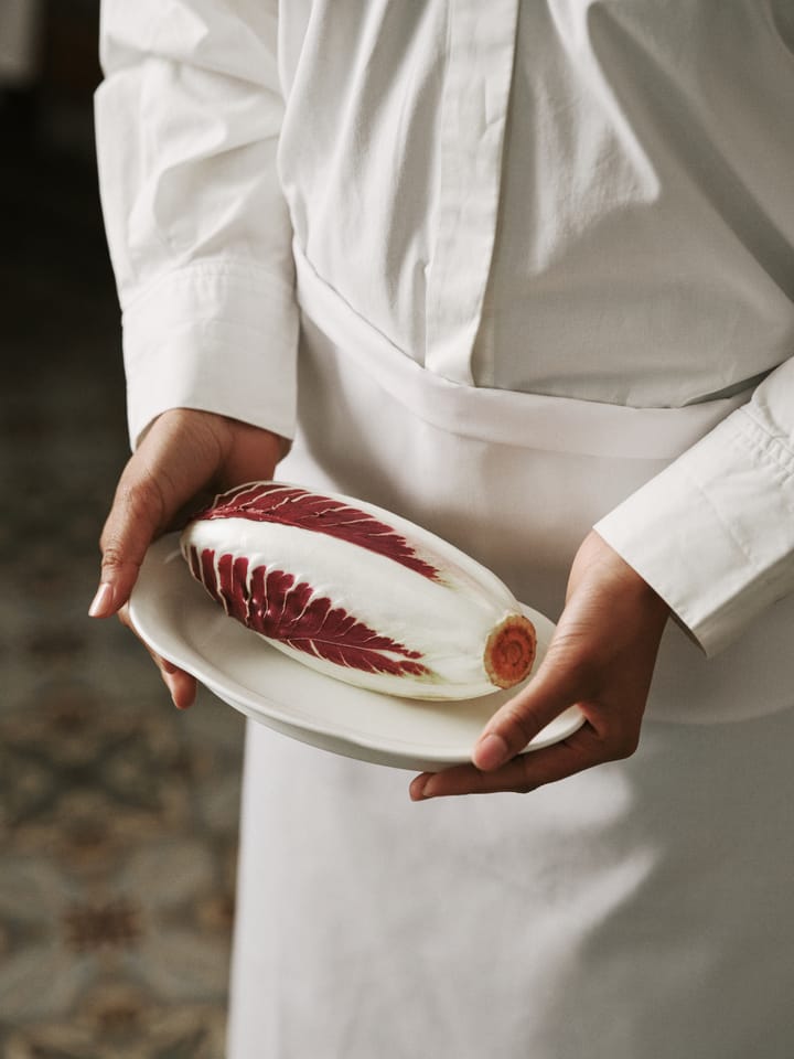 Assiette ovale Silhouette M 15x24,5 cm, Blanc Serax
