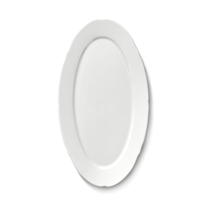 Assiette ovale Silhouette S 10x18,5 cm, Blanc Serax