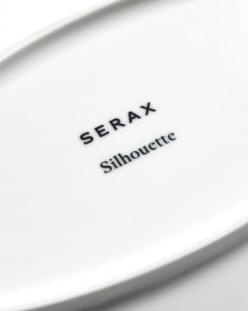 Assiette ovale Silhouette S 10x18,5 cm - Blanc - Serax