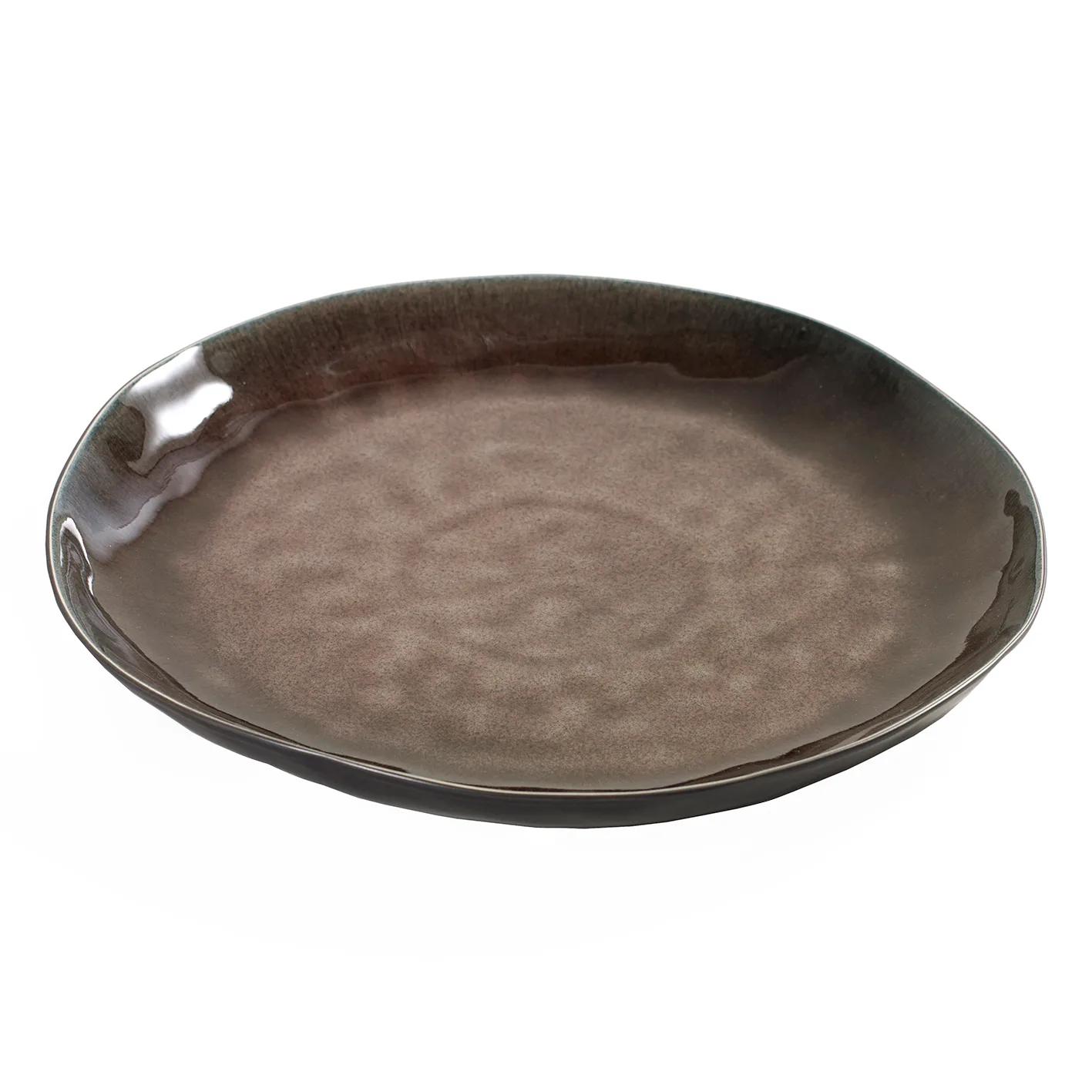 Assiette Pure 28 cm, Brown Serax