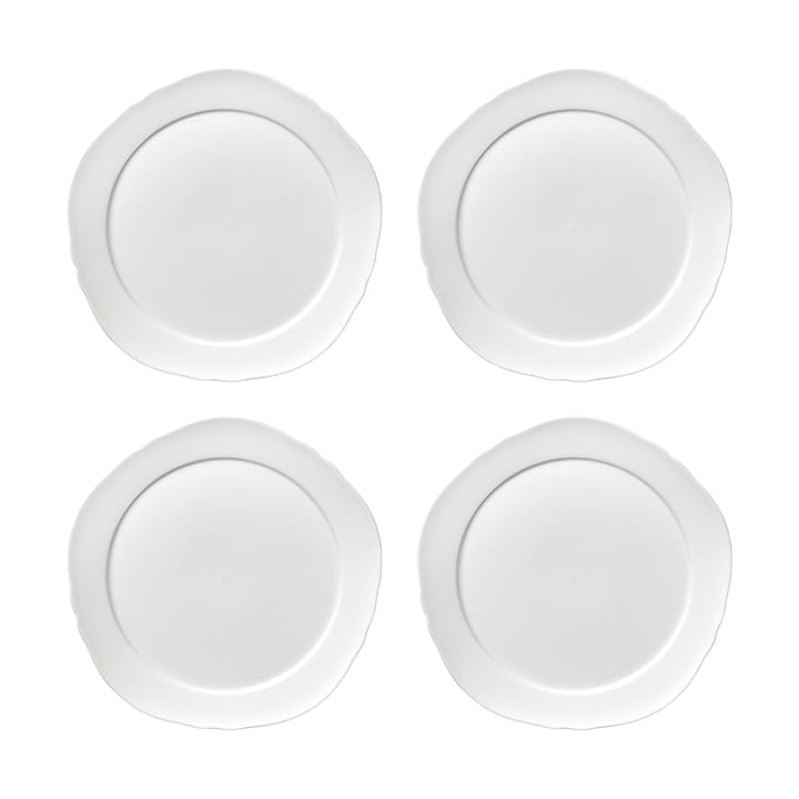 Assiette Silhouette M Ø23,5 cm lot de 4 - Blanc - Serax
