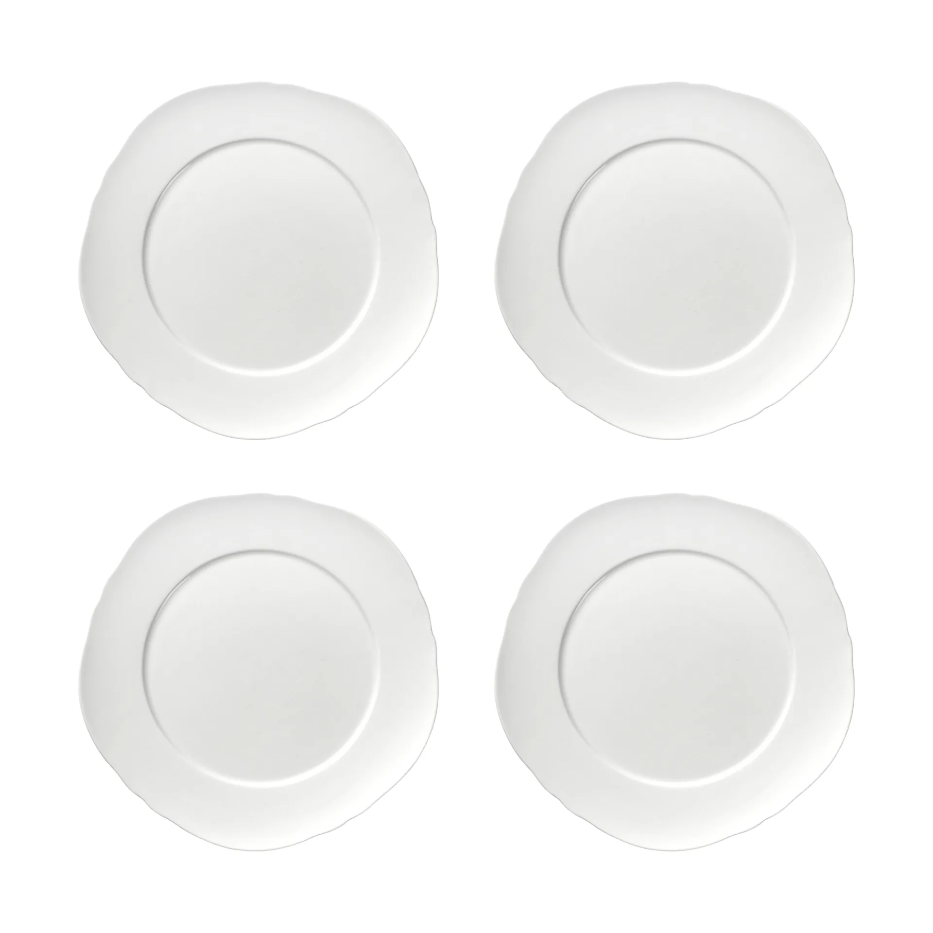 Assiette Silhouette XS Ø17 cm lot de 4, Blanc Serax